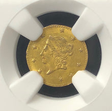 1867 Round Liberty BG-1007 NGC MS64 California Fractional Gold 