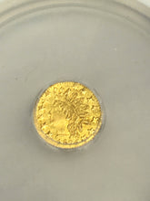 1874 California Fractional Gold coin BG-876 25c NGC MS 65 Indian Head